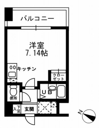 レジディア三越前の物件間取画像